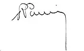 signature de René Gounin