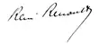 Signature de René Renoult