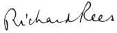 signature de Richard Rees