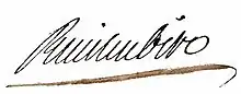 signature de Charles Claude de Ruis-Embito