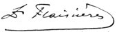 signature de Siméon Flaissières