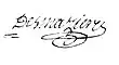 Signature de Thomas-Marie-Gabriel Desmazières