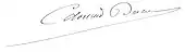 signature d'Édouard Bérard