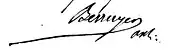 signature d'Alfred Berruyer