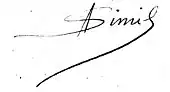 signature d'Alphonse Simil