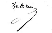 signature de François-Martin Lebrun