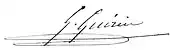 signature d'Étienne Charles-Gustave Guérin