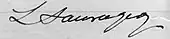 signature de Louis Sauvageot