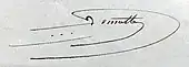 signature de Narcisse Brunette