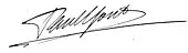 signature de Paul Gout