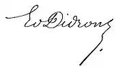 signature d'Édouard Didron