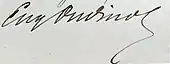 signature d'Eugène-Stanislas Oudinot