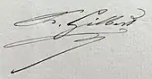 signature de François Gilbert