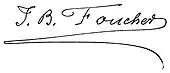 signature de Jean-Baptiste Foucher