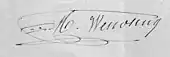 signature de Michel Wendling
