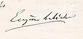 signature d'Eugène Labiche