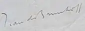 signature de Jean de Brunhoff