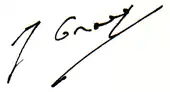 signature de Julien Gracq