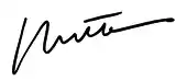 signature de Mathias Énard