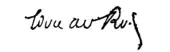 signature d'Édouard Rod