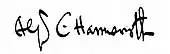 signature d'Alfred Harmsworth