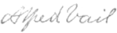 signature d'Alfred Vail