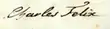 Signature de Charles-Félix