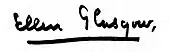 signature d'Ellen Glasgow