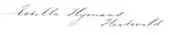 signature d'Estella Hijmans Hertzveld