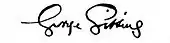 Signature de George Gissing