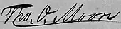 signature de Thomas Overton Moore