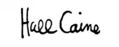 signature de Hall Caine
