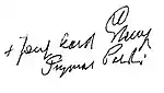 Signature de Józef Glemp