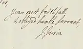 signature de James Jurin