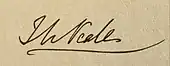 signature de John Mason Neale