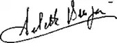 Signature de Juliette Benzoni