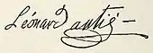signature de Léonard