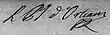 Signature de Louis-Philippe d’Orléans