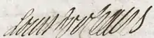 Signature de Louis d’Orléans