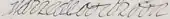 signature de Marie de Bourbon (1606-1692)