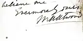 signature de Mary Anne Atwood