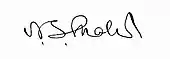signature de Nathaniel Southgate Shaler