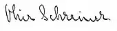 signature d'Olive Schreiner