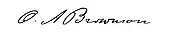signature d'Orestes Brownson