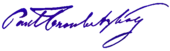 signature de Paul Troubetzkoy