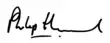 Signature de Philip Hammond, Baron Hammond de Runnymede