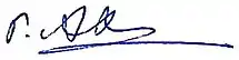 signature de Gabdulkhay Akhatov