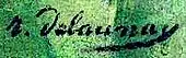 signature de Robert Delaunay