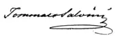 signature de Tommaso Salvini