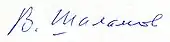 signature de Varlam ChalamovВарлам Шаламов